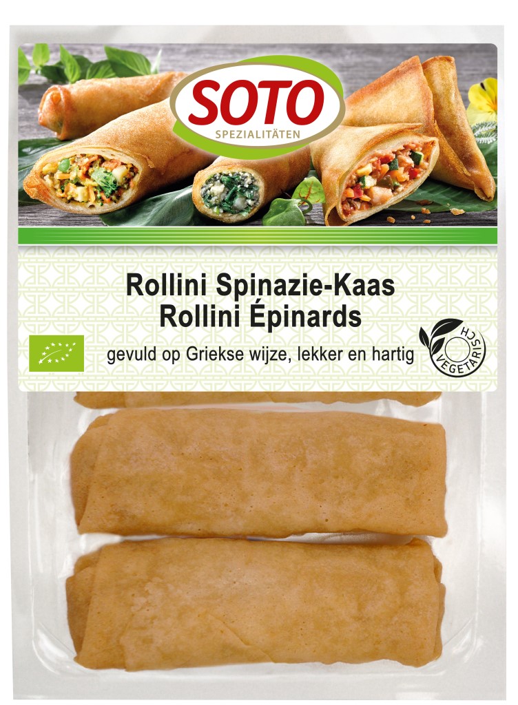 Soto Rollini épinards-fromage bio 200g